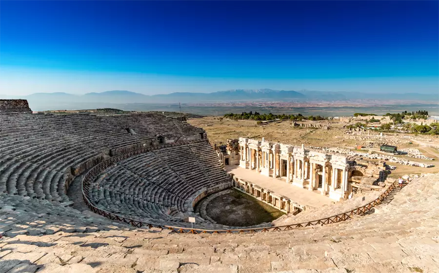 Antike Stadt Pamukkale Hierapolis