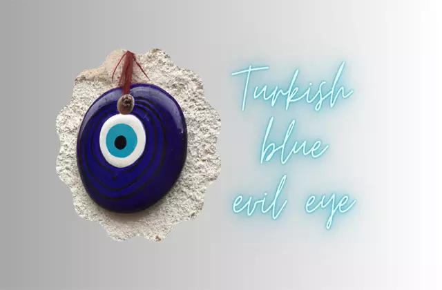 Türkisches blaues böses Auge