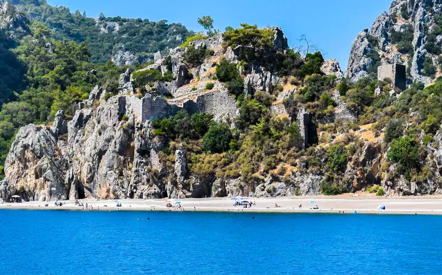 Turkey Antalya Olympos Beach Ancient Beach