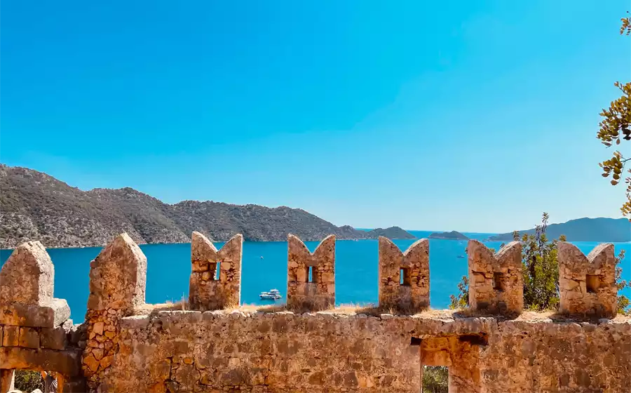 Kekova Sunken City Castle