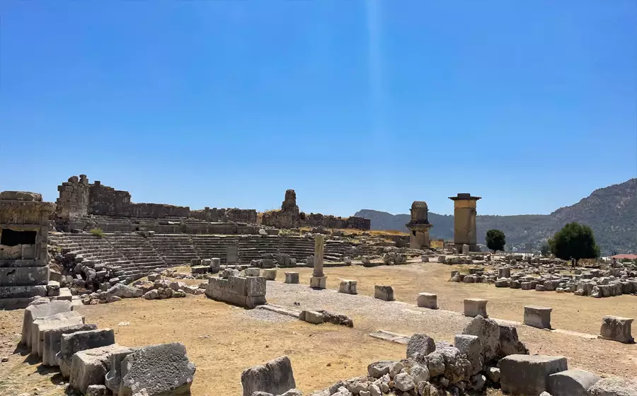 xanthos ancient city agora