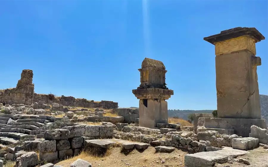xanthos ancient city harpy tomb