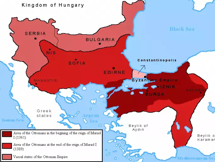 ottoman empire map 1
