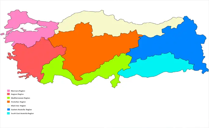 Anatolia map