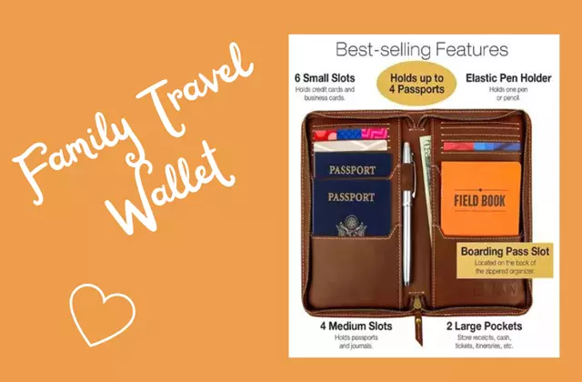 family travel wallets
