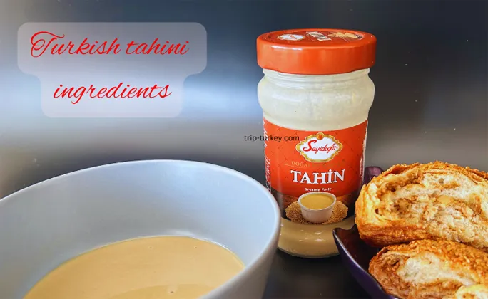 Turkish tahini ingredients